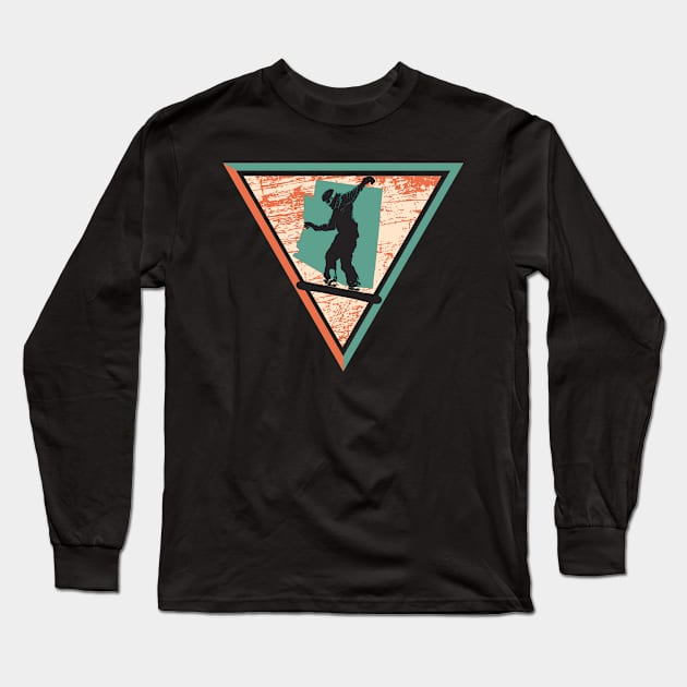 Snowboarder from Arizona USA Long Sleeve T-Shirt by LiquidLine